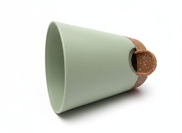 Gemini_Generated_Image_j8hoa1j8hoa1j8ho Önöntöző Műanyag Cserép – Zöld/Barna Pöttyös